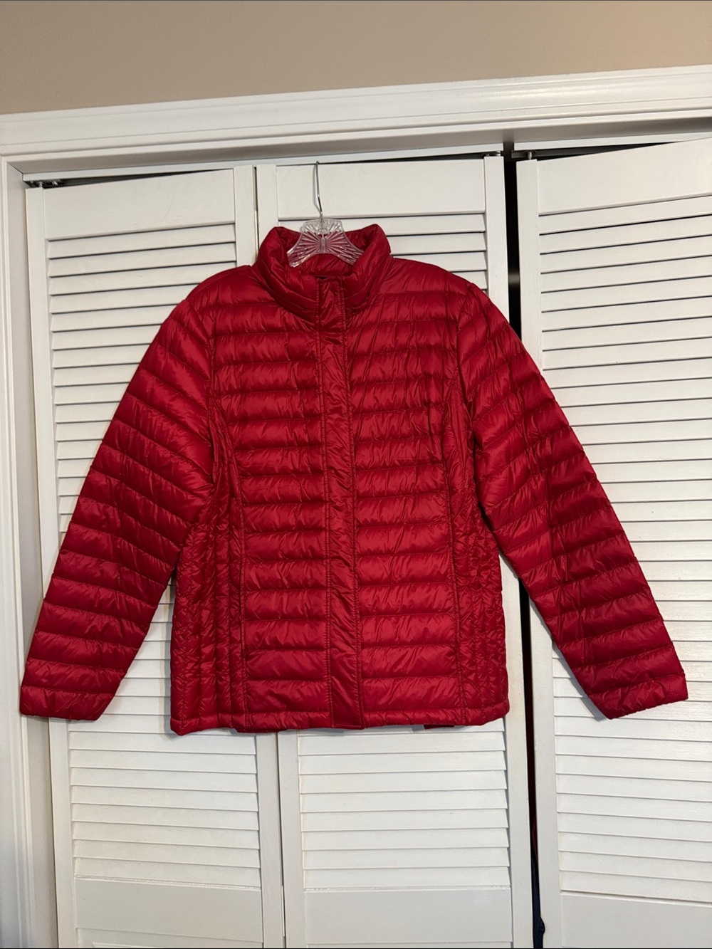 32 Degrees Packable Puffer Jacket Red XL Like New